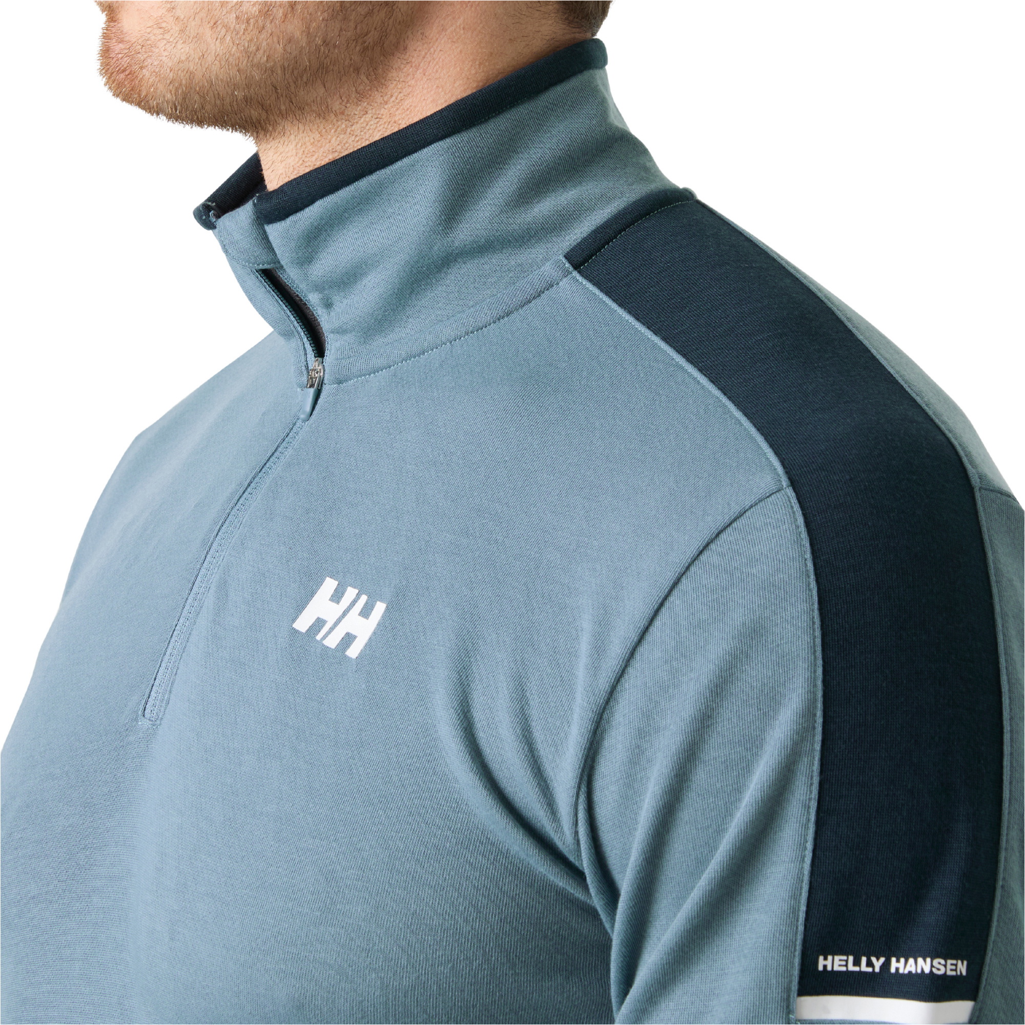 2026 Helly Hansen Mens HP 1/2 Zip Pullover 34611 - Washed Navy